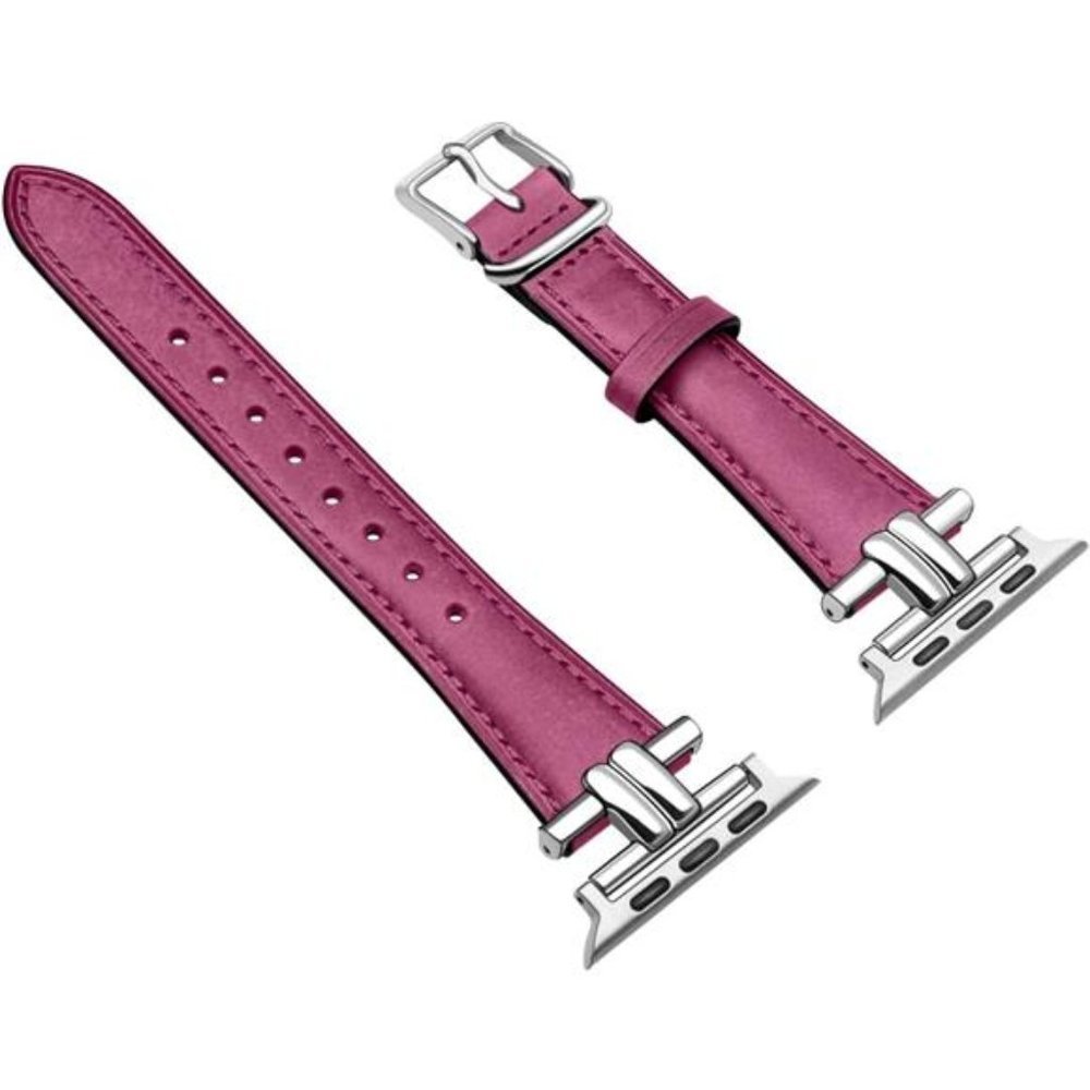 NEW Purple Leather Apple Watch Band